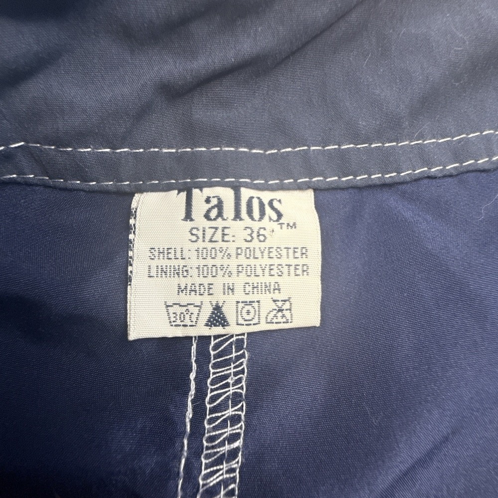 Talos  Swim Surf Shorts MENS 36 TWO Pocket DRAWSTRING NAVY - Picture 7 of 8